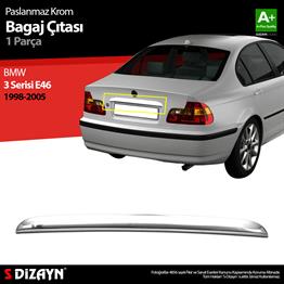 S-Dizayn Bmw 3 Serisi E46 Krom Bagaj Çıtası 1998-2005