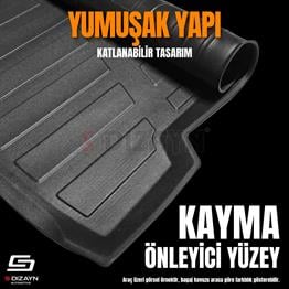 S-Dizayn Bmw 3 Serisi F30 3D Pro Bagaj Havuzu 2012-2019 A+ Kalite