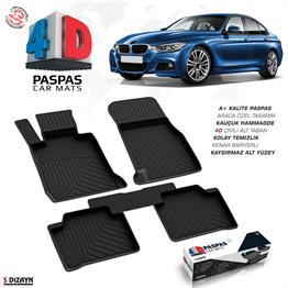 S-Dizayn Bmw 3 Serisi F30 4D Havuzlu Paspas 2011-2017 A+Kalite