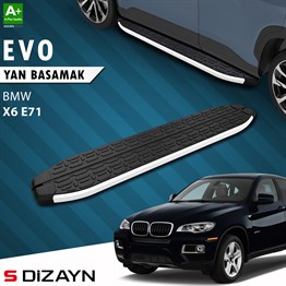 S-Dizayn Bmw X6 E71 Evo Aluminyum Yan Basamak 193 Cm 2008-2014 A+ Kalite