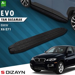 S-Dizayn Bmw X6 E71 Evo Siyah Yan Basamak 193 Cm 2008-2014 A+ Kalite