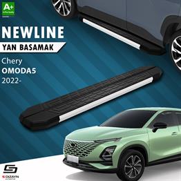 S-Dizayn Chery Omoda5 NewLine Aluminyum Yan Basamak 183 Cm 2022 Üzeri A+ Kalite