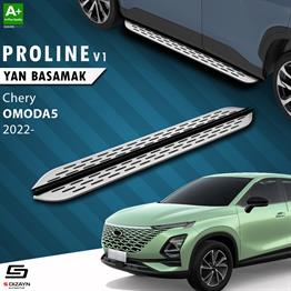 S-Dizayn Chery Omoda5 OEM Still Pro V1 Aluminyum Yan Basamak 183 Cm 2022 Üzeri A+ Kalite