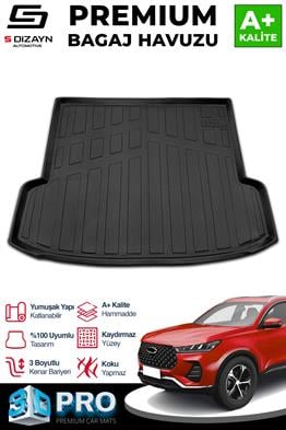 S-Dizayn Chery Tiggo 7 Pro 3D Pro Bagaj Havuzu 2022 Üzeri A+ Kalite