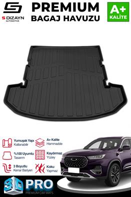 S-Dizayn Chery Tiggo 8 Pro 3D Pro Bagaj Havuzu 2022 Üzeri A+ Kalite