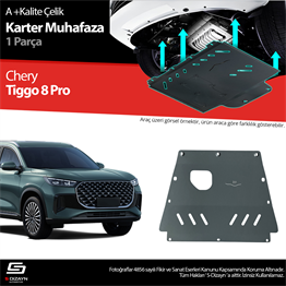 S-Dizayn Chery Tiggo 8 Pro Çelik Karter Muhafaza Koruma 2025 Üzeri A+ Kalite