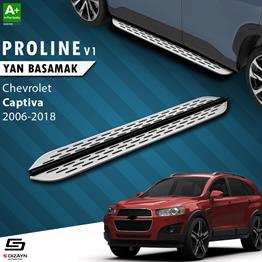 S-Dizayn Chevrolet Captiva OEM Still Pro V1 Aluminyum Yan Basamak 183 Cm 2006-2018 A+ Kalite
