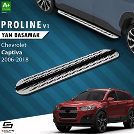 S-Dizayn Chevrolet Captiva OEM Still Pro V2 Aluminyum Yan Basamak 183 Cm 2006-2018 A+ Kalite