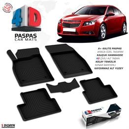 S-Dizayn Chevrolet Cruze 4D Havuzlu Paspas 2009-2019 A+Kalite