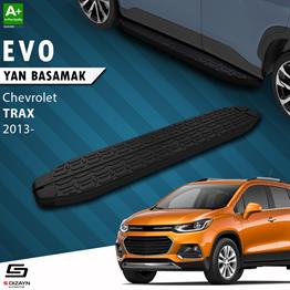 S-Dizayn Chevrolet Trax Evo Siyah Yan Basamak 163 Cm 2013-2022 A+ Kalite