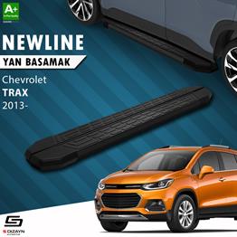 S-Dizayn Chevrolet Trax NewLine Siyah Yan Basamak 163 Cm 2013-2022 A+ Kalite