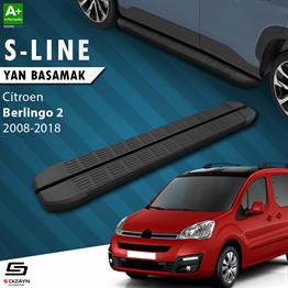 Citroen Berlingo 2 S-Line Siyah Yan Basamak 193 Cm 2008-2018 A+ Kalite