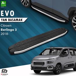S-Dizayn Citroen Berlingo 3 Evo Krom Yan Basamak 203 Cm 2018 Üzeri A+ Kalite
