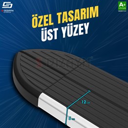 S-Dizayn Citroen C3 Aircross 2 Skyline Aluminyum Yan Basamak 183 Cm 2024 Üzeri A+ Kalite