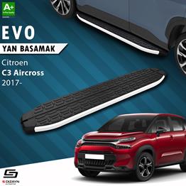 S-Dizayn Citroen C3 Aircross Evo Aluminyum Yan Basamak 183 Cm 2017-2024 A+ Kalite
