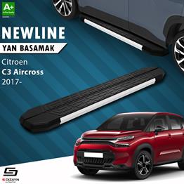 S-Dizayn Citroen C3 Aircross NewLine Aluminyum Yan Basamak 183 Cm 2017-2024 A+ Kalite