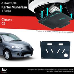 S-Dizayn Citroen C3 Çelik Karter Muhafaza Koruma 2002-2008 A+ Kalite