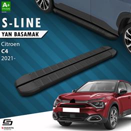 Citroen C4 3 S-Line Siyah Yan Basamak 183 Cm 2021 Üzeri A+ Kalite