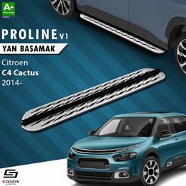 S-Dizayn Citroen C4 Cactus OEM Still Pro V2 Aluminyum Yan Basamak 183 Cm 2014 Üzeri A+ Kalite