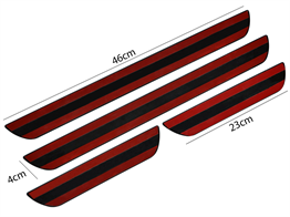 S-Dizayn Citroen C4 Krom Kapı Eşik Koruması Exclusive Line 2021 Üzeri 4 Parça