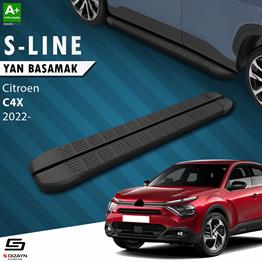 Citroen C4 X S-Line Siyah Yan Basamak 183 Cm 2022 Üzeri A+ Kalite