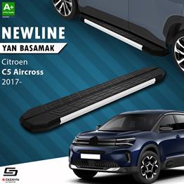 S-Dizayn Citroen C5 Aircross NewLine Aluminyum Yan Basamak 193 Cm 2017 Üzeri A+ Kalite