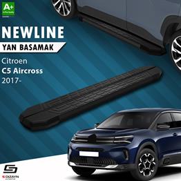S-Dizayn Citroen C5 Aircross NewLine Siyah Yan Basamak 193 Cm 2017 Üzeri A+ Kalite