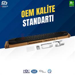 S-Dizayn Citroen Jumpy 3 Kısa Şase TrimLine Siyah Yan Basamak 213 Cm 2016 Üzeri