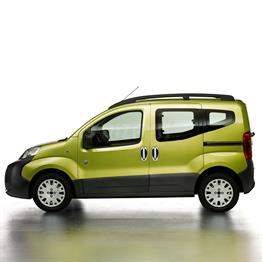 S-Dizayn Citroen Nemo Krom Kapı Kolu 5 Kapı 10 Prç 2008-2017 (Set)