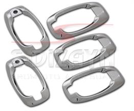 S-Dizayn Citroen Nemo Krom Kapı Kolu Çerçevesi 5 Kapı 2008-2017