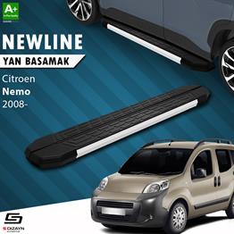S-Dizayn Citroen Nemo NewLine Aluminyum Yan Basamak 173 Cm 2008-2017 A+ Kalite