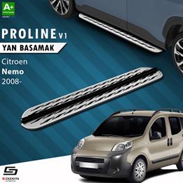 S-Dizayn Citroen Nemo OEM Still Pro V2 Aluminyum Yan Basamak 173 Cm 2008-2017 A+ Kalite