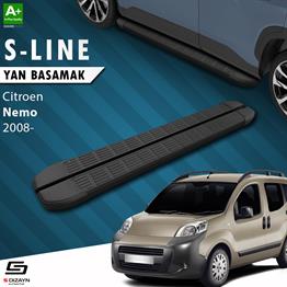 Citroen Nemo S-Line Siyah Yan Basamak 173 Cm 2008-2017 A+ Kalite