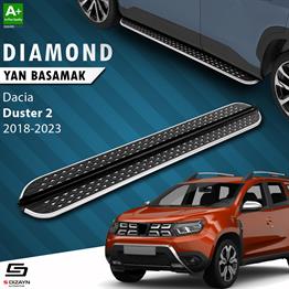 S-Dizayn Dacia Duster 2 Diamond Krom Yan Basamak 183 Cm 2018-2023 A+ Kalite
