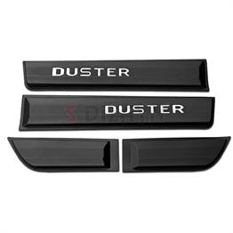 S-Dizayn Dacia Duster 2 Kapı Koruma Seti (Mat Krom) Yazılı 4 Prç 2018-2023 A+ Kalite