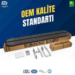 S-Dizayn Dacia Duster 2 S-Line Siyah Yan Basamak 183 Cm 2018-2023 A+ Kalite