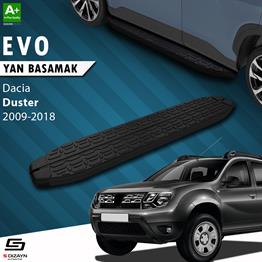 S-Dizayn Dacia Duster Evo Siyah Yan Basamak 173 Cm 2009-2018 A+ Kalite