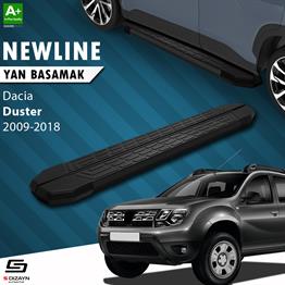 S-Dizayn Dacia Duster NewLine Siyah Yan Basamak 173 Cm 2009-2018 A+ Kalite