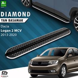 S-Dizayn Dacia Logan 2 MCV Diamond Krom Yan Basamak 183 Cm 2013-2020 A+ Kalite