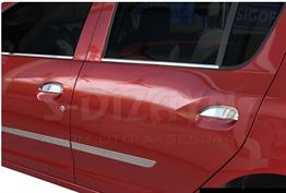 S-Dizayn Dacia Sandero 2 Krom Cam Çıtası 4 Prç 2013-2020