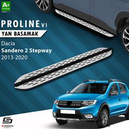 S-Dizayn Dacia Sandero 2 Stepway OEM Still Pro V1 Aluminyum Yan Basamak 173 Cm 2013-2020 A+ Kalite