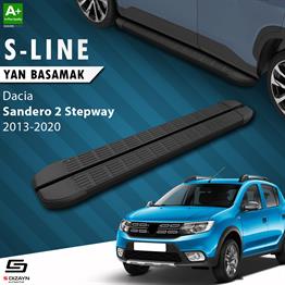 Dacia Sandero 2 Stepway S-Line Siyah Yan Basamak 173 Cm 2013-2020 A+ Kalite