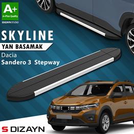 Dacia Sandero 3 Stepway Skyline Aluminyum Yan Basamak 183 Cm 2020 Üzeri A+ Kalite