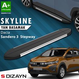 Dacia Sandero 3 Stepway Skyline Krom Yan Basamak 183 Cm 2020 Üzeri A+ Kalite