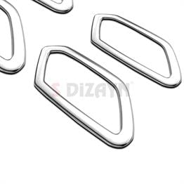 S-Dizayn Dacia Sandero Krom İç Kapı Kolu Çerçevesi 4 Prç 2020 Üzeri A+ Kalite