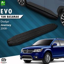 S-Dizayn Dodge Journey Evo Siyah Yan Basamak 183 Cm 2008-2020 A+ Kalite
