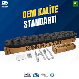 S-Dizayn Dodge Journey Evo Siyah Yan Basamak 183 Cm 2008-2020 A+ Kalite