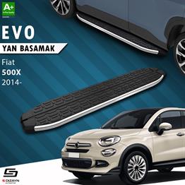 S-Dizayn Fiat 500X Evo Krom Yan Basamak 173 Cm 2014 Üzeri A+ Kalite