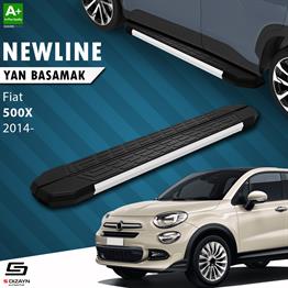 S-Dizayn Fiat 500X NewLine Aluminyum Yan Basamak 173 Cm 2014 Üzeri A+ Kalite
