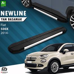 S-Dizayn Fiat 500X NewLine Krom Yan Basamak 173 Cm 2014 Üzeri A+ Kalite